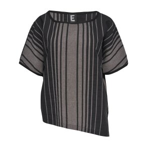 Bluse med sort stribe fra E Avantgarde