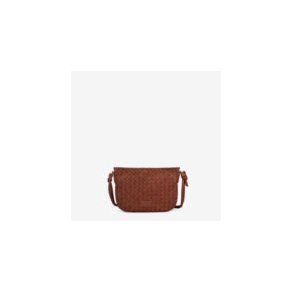Flettet skindtaske Brenda Lavish Cognac