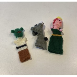 Strikkede fingerdukker fra Sydamerika