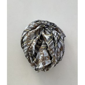 Grt ternet trklde med guld lnke print