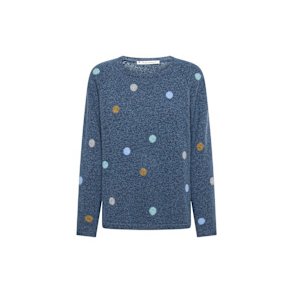 Mansted strik model Dot soft blue