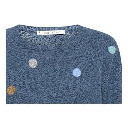 Mansted strik model Dot soft blue