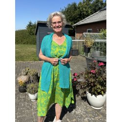 Kjole i kringlet viskose