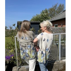 Bluse kort�rmet i let bomuld