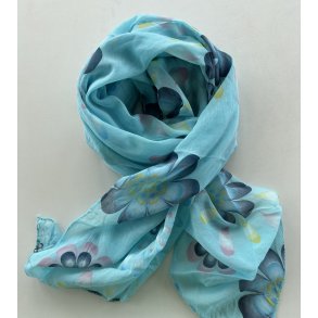 Turkis trklde med sm blomster