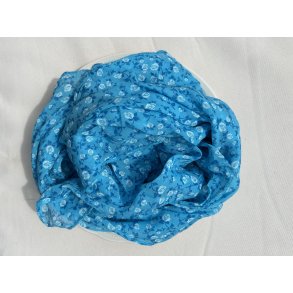 Italiensk trklde turkis med sm blomster