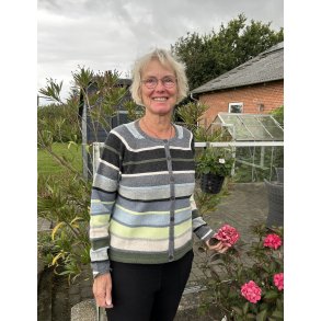 Mansted cardigan i uld Amina grey