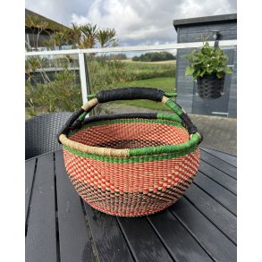 Unika Bolga kurv rund mellem fra Ghana