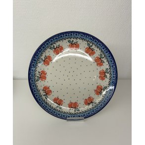 Middags tallerken polsk keramik med �bler