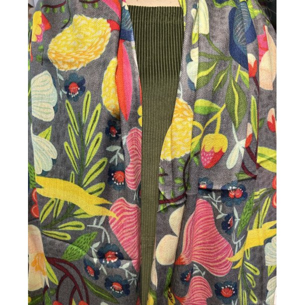 L�kkert aflangt t�rkl�de i sommer farver i uld fra Cashmere