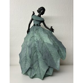 Figur kvinde med fugle