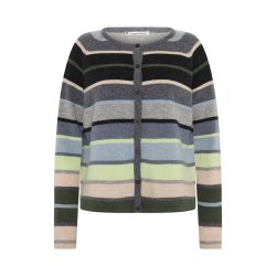 Mansted cardigan i uld Amina grey