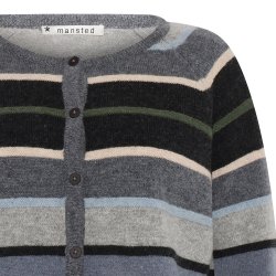 Mansted cardigan i uld Amina grey