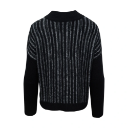 Casual strikket cardigan med lynls fra E Avantgarde