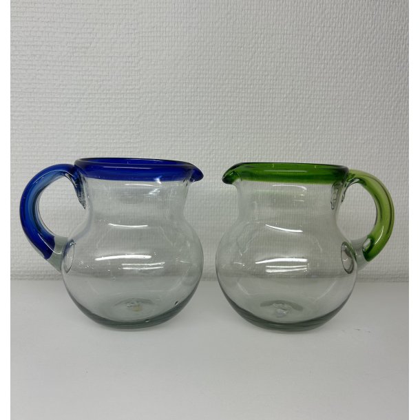 Vandkande bleformet mexicansk glas