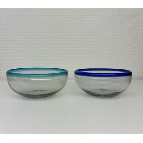 Portions skle i mundblst mexicansk glas