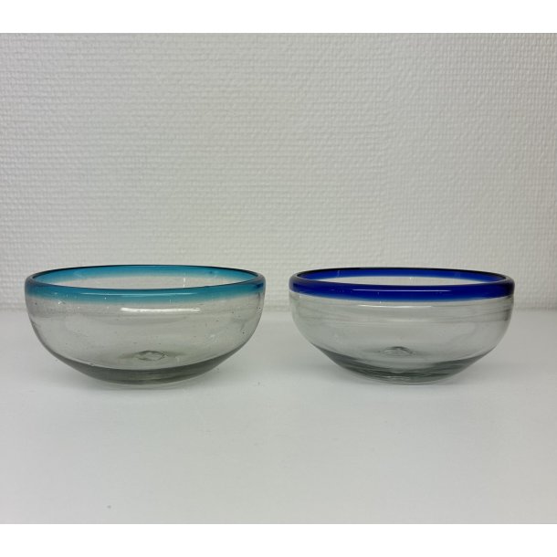 Portions skle i mundblst mexicansk glas