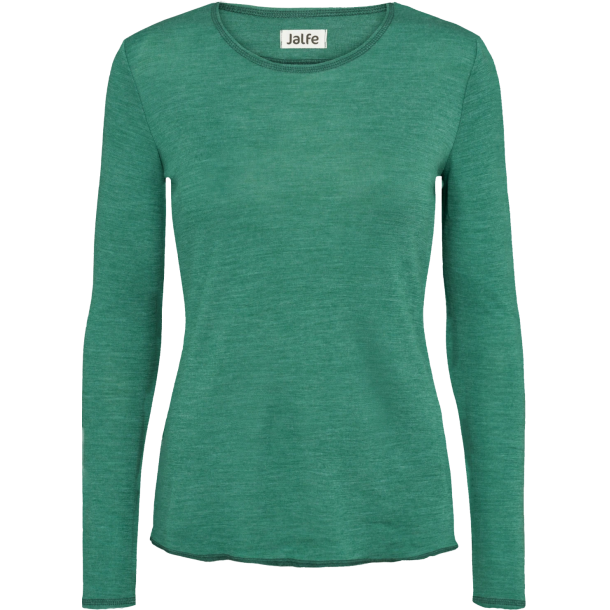 Basis bluse i fint merino uld fra Jalfe emeral