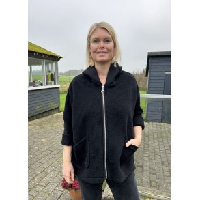 Uld jakker med lommer og h�tte