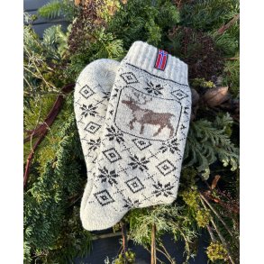 Sokker i 80% uld med rensdyr og snefnug