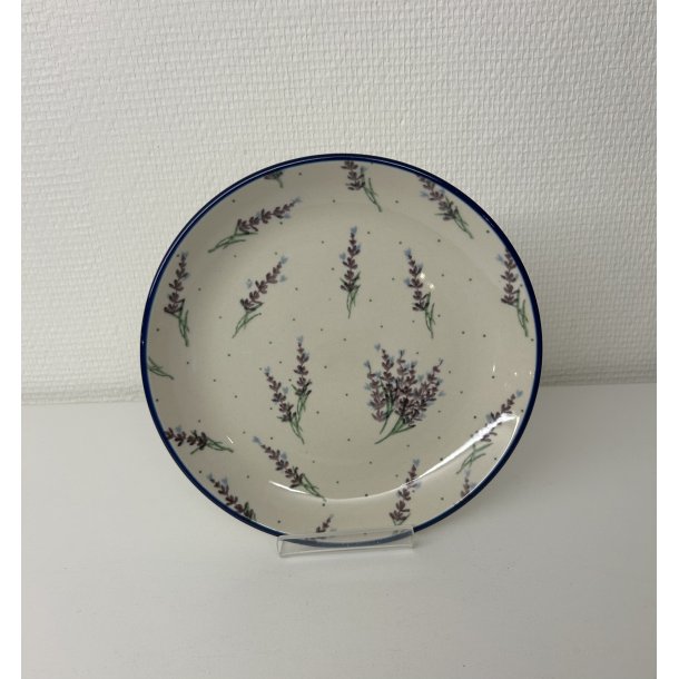 Nyt m�nster lyng p� frokost tallerken i polsk keramik