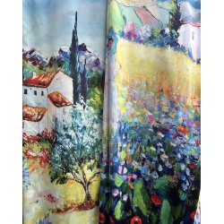 T�rkl�de med forskellig motiv p� for- og bagsider