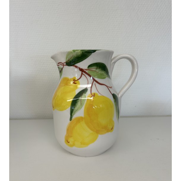 Vandkande h�ndmalet Frigiliana Lemon i spansk keramik 