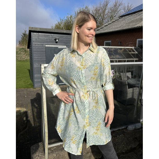 Lang skjorte tunika i let materiale