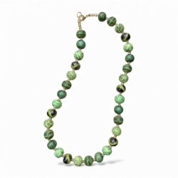 Perle halsk�de model Kanga Green fra Kazuri 