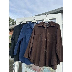 Fl�jls skjorte med bryst lommer L/XL