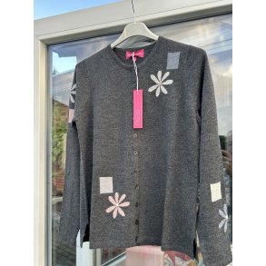 Cardigan i fint merinould fra Fristed 