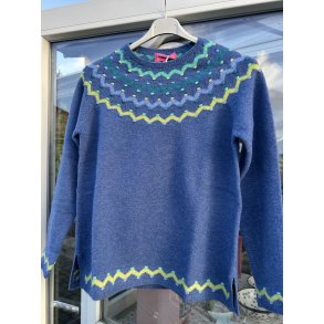 Sweater i lamswool fra Fristed 