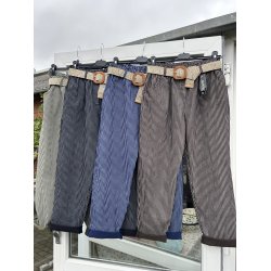 Stribede bukser efter�r XL XXL