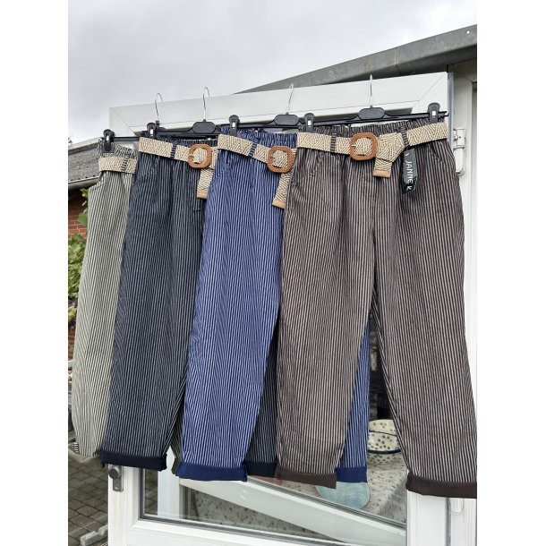 Stribede bukser efter�r XL XXL