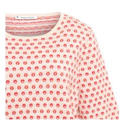 Mansted bomulds strik overdel Pomme soft red