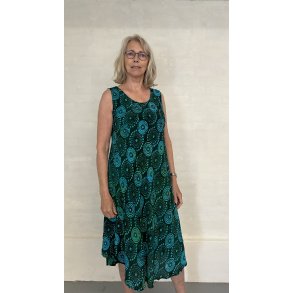 rmels kjole i krinklet bomuld