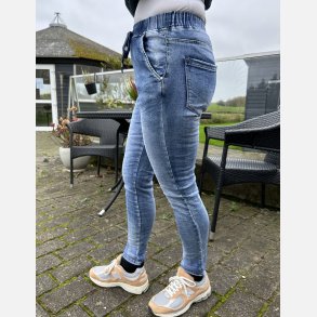 Cowboybukser med elastik i taljen