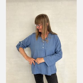 Denim bl hr bluse Janne K