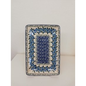 Fad rektangulrt polsk keramik 