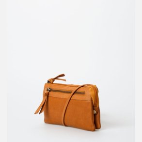 Skulder og hndledstaske i skind 