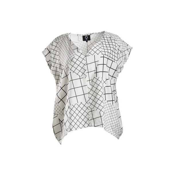 Hvid bluse med print My Soul