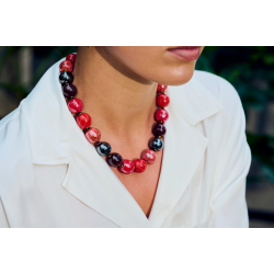 Kazuri halskde Plain Rounds Amani