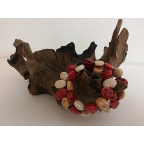 Kazuri spiral armbnd 