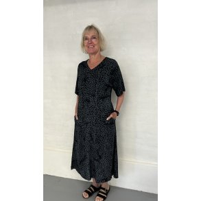 Kjole hndmalet batik