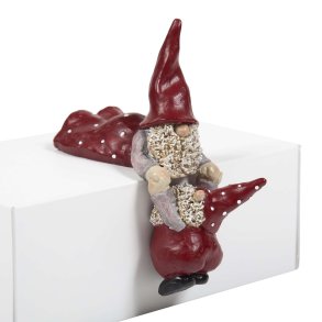 Nisserne Elmer og Max hnger p kanten 