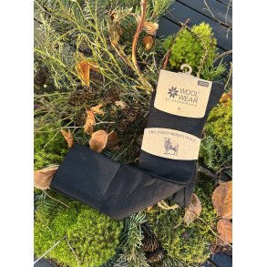 Knhj tynd strmpe med 70% uld. 