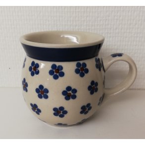 Kop 0,2 L blomst brun prik 