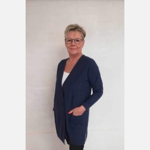 Lang ben cardigan fra N.O.K