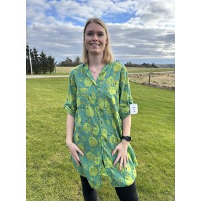 Lang skjorte tunika i bomuld