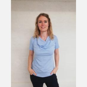 Mansted bluse Udaya light sky 